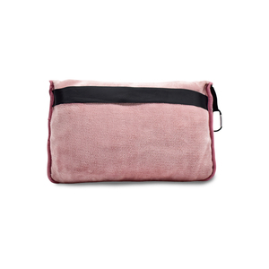 Vente en gros de couverture pour avion, oreiller de voyage pliable en différentes couleurs avec logo personnalisé, <span class=keywords><strong>sac</strong></span> 2 en 1 avec fermeture éclair - Product Image 3