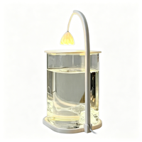 Mini aquarium transparent haut de gamme avec filtration intégrée et lampe LED chauffante pour petits poissons, idéal pour la chambre