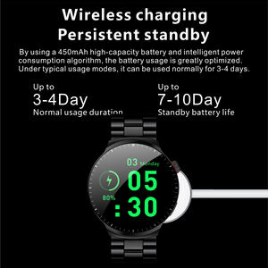 Montre connectée pour homme S80 MAX, écran de 1,9 pouce, appel BT, charge sans fil, étanche, modes sportifs, pression artérielle, NFC - Product Image 4