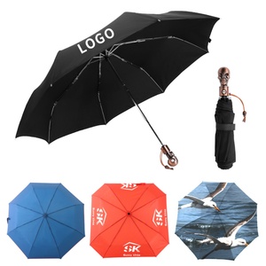 Factory Wholesale Fashion 3 Fold Automatic <b>Umbrella</b> Opening and Closing with UV protection Outdoor Rainproof Customized logo - Product Image 2