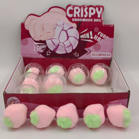 Nouveau style Jouet à presser craquant en forme de bonbons arc-en-ciel, anti-stress, avec son couineur, en forme de donuts souples, cadeau