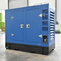 Groupe électrogène diesel industriel à démarrage automatique 150 kVA avec coffret insonorisé et ATS pour hôtels et centres commerciaux