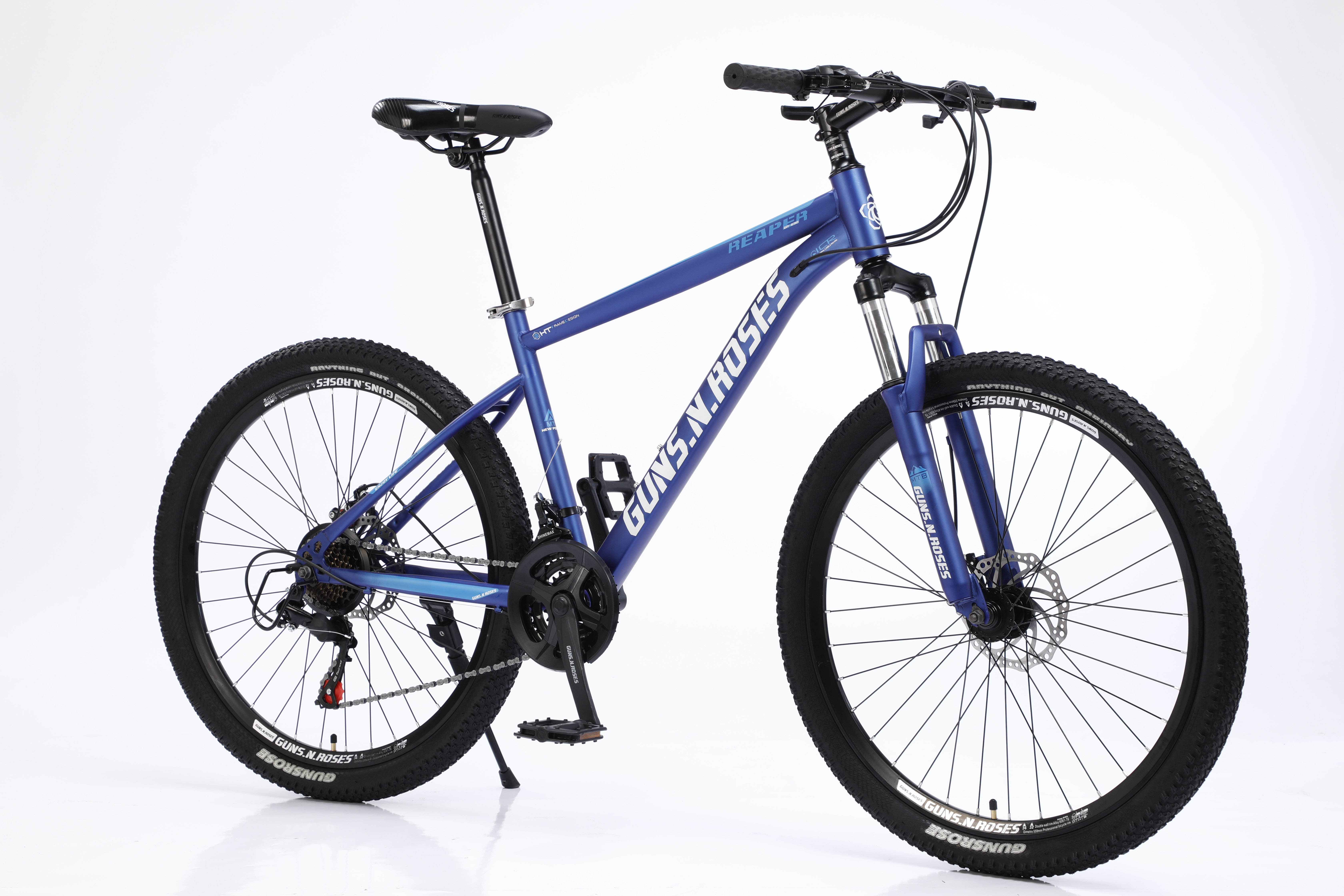 MTB Mustang 26 Inch Mountain Bike - 21-Speed, High-Carbon Steel Frame