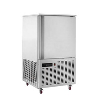 Congélateur rapide IQF compact pour hôtel, 10 plateaux, étagères réglables, contrôle intelligent de la température, compresseur importé, refroidissement par air
