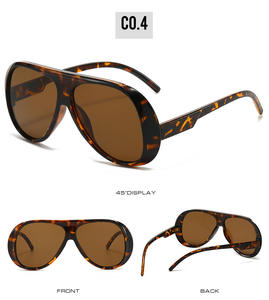 LBAshades 5662飞行员2025新款时尚椭圆形框架定制标志眼镜复古墨镜时尚复古太阳镜女男 - Product Image 4