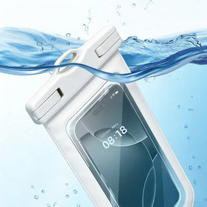 Étui de téléphone étanche avec écran tactile de 7 pouces, manchon de bras pour la natation, la plongée, le surf, les sources chaudes, le rafting, la photographie sous-marine - Product Image 1