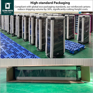 Trạm Xăng cửa hàng 9 lớp kim loại thuốc lá Kệ LED hộp đèn thuốc lá hiển thị đứng - Product Image 5