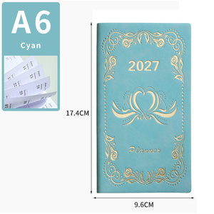 2027 İngilizce 365 Günlük Günlük Planlayıcı Taşınabilir Poliüretan Kapaklı Hediye Not Defteri Yıllık Takvimli Fabrikadan Direkt - Product Image 6