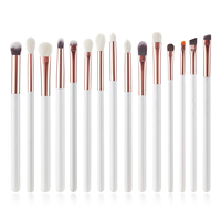 Ykz — ensemble de pinceaux à paupières personnalisés, étiquette privée, Vegan, pour ombre à sourcils, anti-cernes, de maquillage, pelucheux