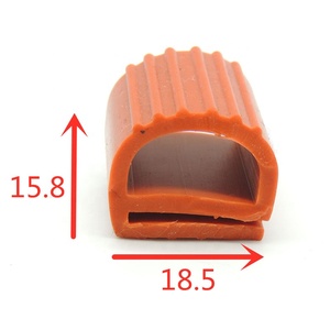 Heat Resistant Red Colour P Shaped High Temperature <strong>Oven</strong> Door Silicone Strip Rubber <strong>Seal</strong> Stripping - Product Image 2