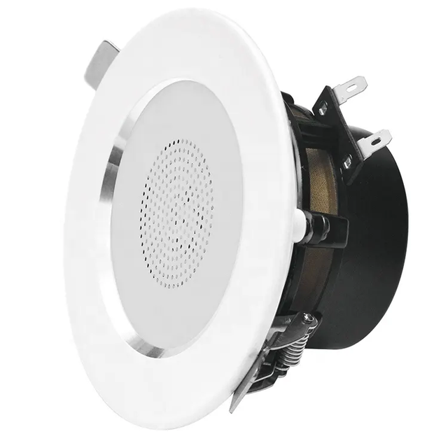 Hot Sale 2-Way BT Wireless Aluminum Alloy Frame In-Ceiling Speaker with LED Light 3/3.5/4 Inch for Indoor Home Theater Use