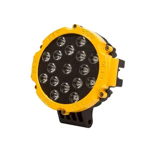 Kingstars Yeni Gelenler 7 Inç LED Far Projektör Motosiklet Far Yüksek Düşük Işın Beyaz Ile 51 W Kafa Lambası