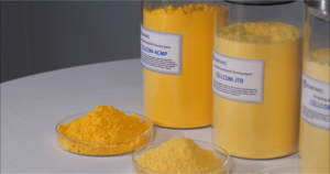 Agent de gonflage Kumyang Cellcom série JTR, poudre fine jaune, norme mondiale pour le moussage des semelles intérieures, semelles intermédiaires et semelles extérieures en <span class=keywords><strong>EVA</strong></span> - Product Image 6