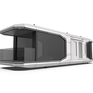 Space Capsule House Family-Run Guesthouse Glamping Resorts Villa d'investissement Villa préfabriquée modulaire Apple Cabin pour hôtel - Product Image 1