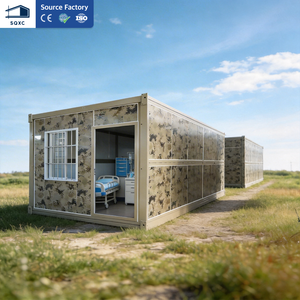 Maison conteneur pliable moderne, de haute qualité, à prix abordable, étanche et résistante aux tremblements de terre, pour hôtels, dortoirs, bureaux et commerces - Product Image 5