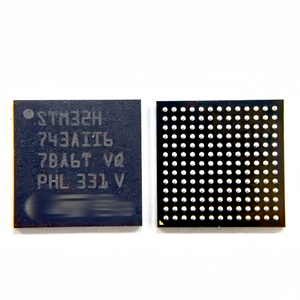 Microcontrôleur <span class=keywords><strong>STM32</strong></span> à haute vitesse STM32H743AII6, circuit intégré, 2 Mo de mémoire flash, 1 Mo de RAM, 1,62 V-3,6 V, 480 MHz, UFBGA-169, cœur <span class=keywords><strong>M7</strong></span>, 131 E/S, moteur - Product Image 1