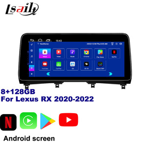 Écran sans fil CP <span class=keywords><strong>AA</strong></span>/Android Lsailt 8 + 128 Go pour système d'infodivertissement LEXUS RX 2020-2022 inclus Net-Flx, Spotify, Google Map - Product Image 1