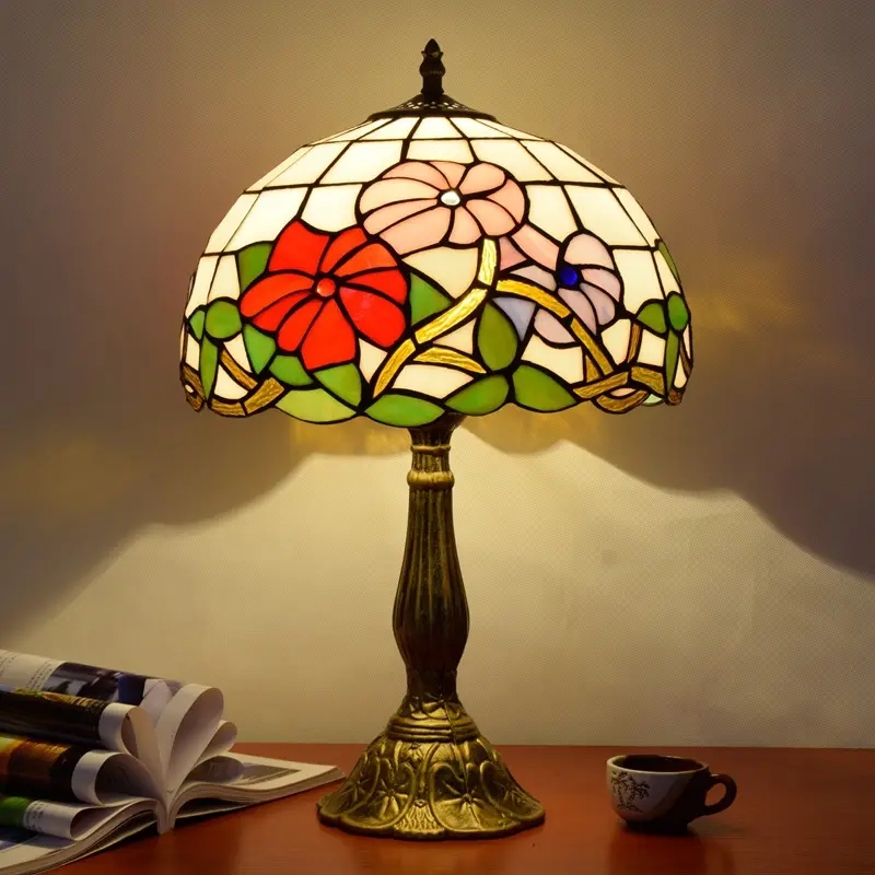 Tiffany Style Tisch lampe Schreibtisch Nachttisch Lese lampe für Lesesaal/Schlafzimmer/Wohnzimmer/Inneneinrichtung