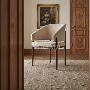 2025 mới tùy chỉnh phòng ăn đồ nội thất trong nhà Bộ độc đáo bằng gỗ bàn tròn - Product Image 6