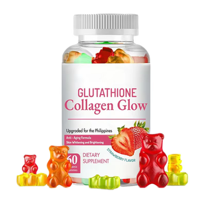 Gummies de collagène et de vitamines L-glutathion pour éclaircir la peau, marque privée, pour femmes - 60 unités - Product Image 1
