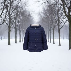 Abrigo Acolchado para Mujer HDJ KB-841 Talla S-5XL Chaqueta Ligera de Otoño con Cuello Alto - Product Image 2