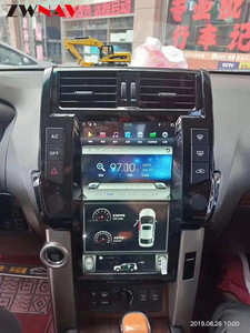 Écran Tesla 128 Go pour TOYOTA LAND CRUISER <span class=keywords><strong>Prado</strong></span> 150 2010 2011 <span class=keywords><strong>2012</strong></span> 2013 Lecteur multimédia GPS Android pour voiture Radio Stéréo Unité principale - Product Image 4