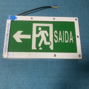 Tablero de señal de salida de incendios recargable montado en la pared 5W 7W 9W 12W Luz de punto doble lámpara de luz de emergencia automática Led de dos cabezas - Product Image 5