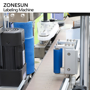 ZONESUN ZS-TB300N Automatic Flat Round Bottle Double Side Self Adhesive Sticker Labeling <b>Machine</b> for Shampoo Laundry Detergent - Product Image 4
