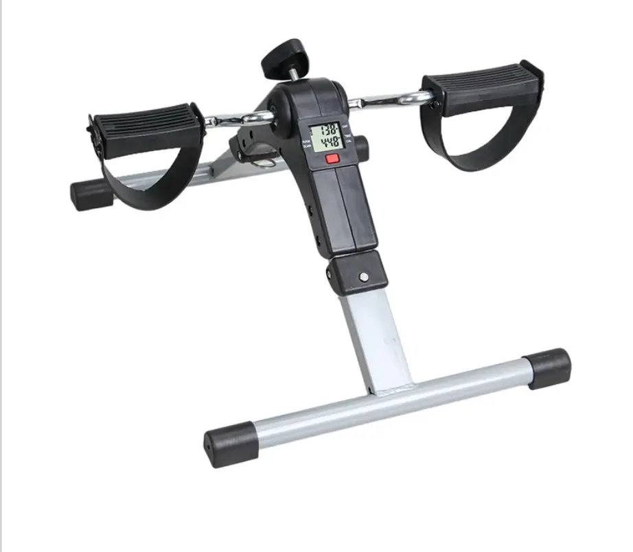 Mini máquina de exercício portátil, mini treinador de bicicleta, máquina de exercício para perna, terapia, academia, casa, fitness, pedal, bicicleta