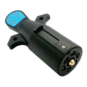 Probador de Enchufes de Remolque Americanos de 7 Pines con Pantalla LED para Diagnóstico de Cableado Automotriz Up1701T - Product Image 1