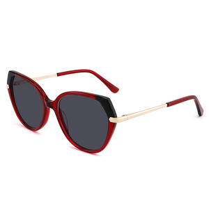 2023年lunettes de soleil femmes classes et chics高級トレンドアセテートオーバル特大サングラス - Product Image 4