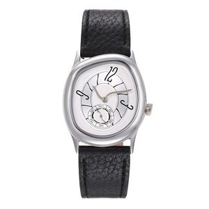 Reloj de Pulsera de Cuarzo para Hombre con Logo Personalizado, Diseño Minimalista Y2K Único y Torcido, Resistente al Agua y Sencillo - Product Image 1
