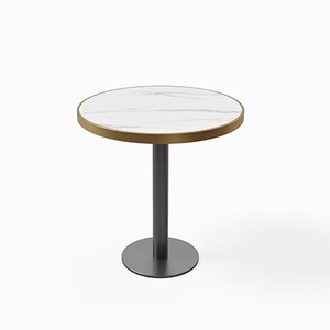Set Moderno di Tavolo e Sedie in Alluminio per Esterni, per Ristoranti, Salotti, Caffetterie e Negozi di Tè, Capacità 2-4 Persone - Product Image 5