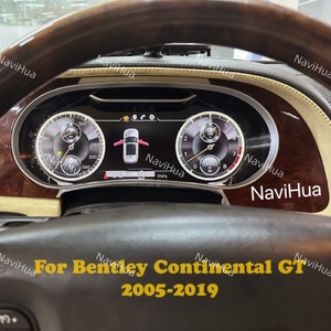 หน้าจอ LCD ดิจิตอลขนาด 12.3 นิ้ว สำหรับแผงหน้าปัดรถยนต์ ระบบ Virtual Cockpit ระบบ Linux อัปเกรดสำหรับ Bentley Continental GT ปี 2005-2012 - Product Image 4