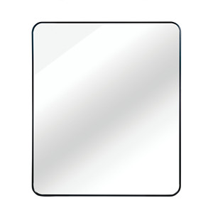Black 30x36 Rectangular Bathroom Wall <b>Mirror</b> With Thin Frame For Modern Decor - Product Image 5