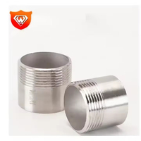 Douille filetée mâle NPT en acier inoxydable 316 de haute qualité, finition chromée