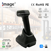 Escáner de Códigos de Barras 2D con Detección Automática HC-880BT, con Base de Carga