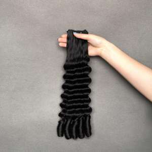 Vendedores de cabello al por mayor Paquetes de cabello crudo y virgen <span class=keywords><strong>Luxy</strong></span> Curl Color negro - Product Image 4