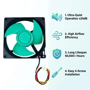 Moteur de ventilateur BLDC électrique pour dégivrage de réfrigérateur FBA12J 15V 1B17B79-XD, 1800-2700 tr/min, pour pièces de chambre à glace SAMSUNG LG - Product Image 2