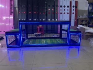 室内スポーツデスクトップミニ2人用スピード反応トレーニングアーケードインタラクティブサブサッカーテーブルトップフットボールテーブルサッカーゲーム - Product Image 1