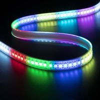 Bande LED numérique adressable SK6812 DC5V RGBW 4-en-1 Pixels/M RGB Blanc Chaud Couleurs Rêves SPI 60 144