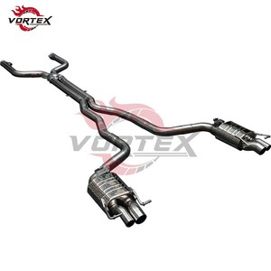 Système d'échappement Catback à soupapes en acier inoxydable 304 Vortex pour Mercedes Benz AMG W205 C63 Amélioration des performances de course à haut débit - Product Image 2