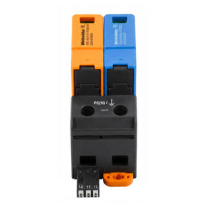 Parafoudre monophasé Weidmüller 2591070000 VPU AC II 1+1 R 300/50 Type 2, 230V 20kA avec SCCR 50kA, 2 pôles, rail DIN - Product Image 4