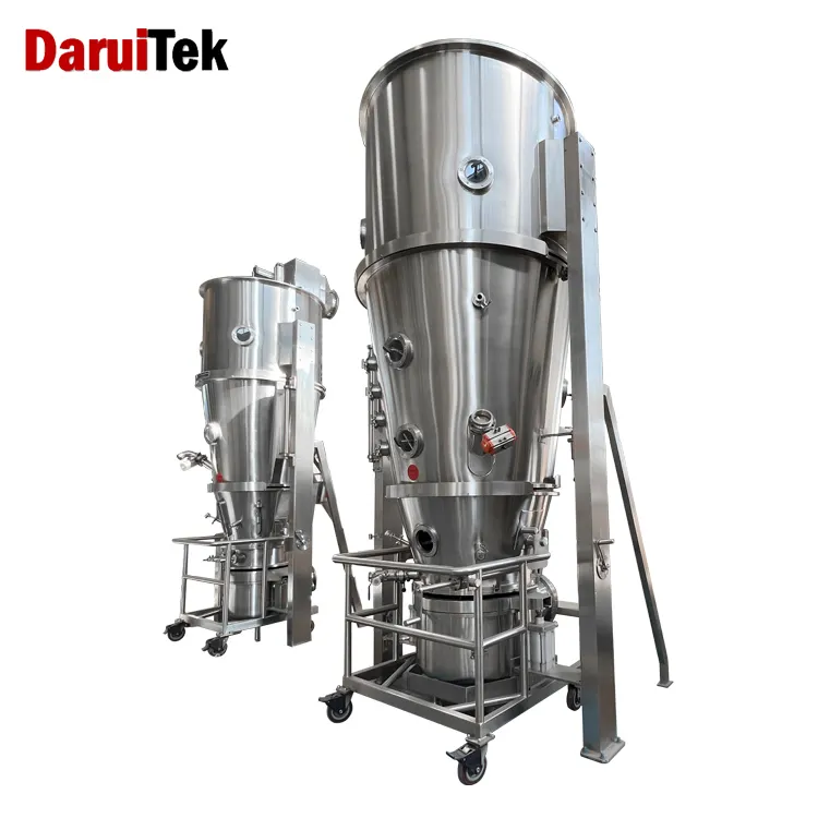Multi function vertical FL series fluid bed dryer and granulator for chemical and food industry
