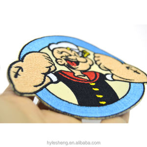 纸箱刺绣标签专业工厂贴片刺绣徽章质量上乘价格优惠贴纸钩环 - Product Image 2