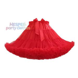 HP Prêt à expédier Jupes en tulle de ballet rétro pour femmes, jupons de princesse, jupes de mariée avec ceinture - Product Image 1