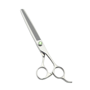 Ciseaux Maclura 7,5 pouces pour gauchers, en acier inoxydable écologique, pour démêler et tailler, pour les toileteurs professionnels d'animaux - Product Image 1