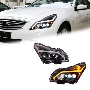 FT đèn xe cho Infiniti G37 G25 G35 Đèn pha 2010-2015 LED projetor Đèn pha ban ngày Chạy ánh sáng phụ kiện ô tô - Product Image 1