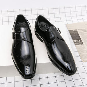 Nuevo Diseño de Zapatos Oxford Cuadrados, Venta Directa, Zapatos Formales de Cuero Genuino para Hombre, Casuales de Negocios, Sin Cordones, Transpirables, Antideslizantes y Desodorantes - Product Image 3