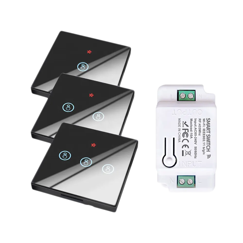 Sixwgh беспроводной сенсорный выключатель 1/2/3 сенсорный выключатель Smart life пульт дистанционного управления таймер переключатель управления релейный модуль для Google Home Alexa